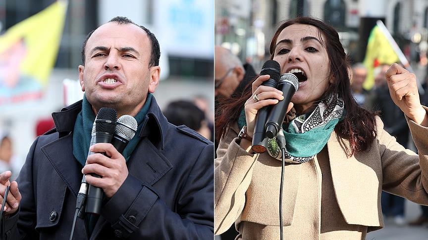 HDP'li vekiller Brüksel'de protestoda