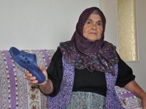 Annenin oğluna fırlattığı terlik 'silah' sayıldı