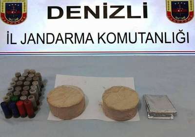 Denizli'de 1 kilo 24 gram eroin ele geçirildi
