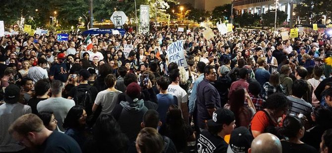 California'da Trump karşıtı gösteriler sürüyor
