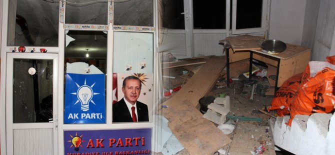 AK Parti ilçe binasına bombalı saldırı