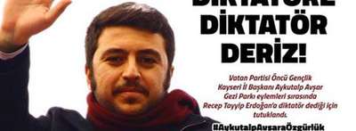 Üniversiteli Aykutalp, Erdoğan'a hakaretten cezaevine konuldu