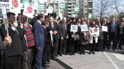 MHP'den "İstinye Arazisi" protestosu