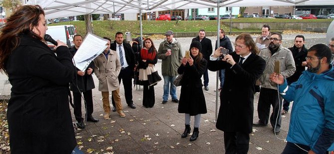 NSU terör örgütü Köln'de protesto edildi
