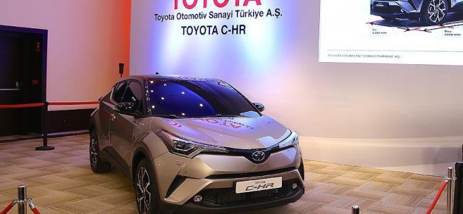 Türkiye'de üretilen Toyota C-hr'ye yoğun ilgi