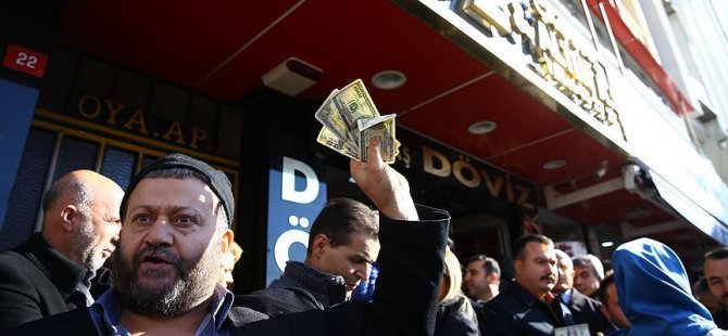 Dolar ve avroda sert düşüş
