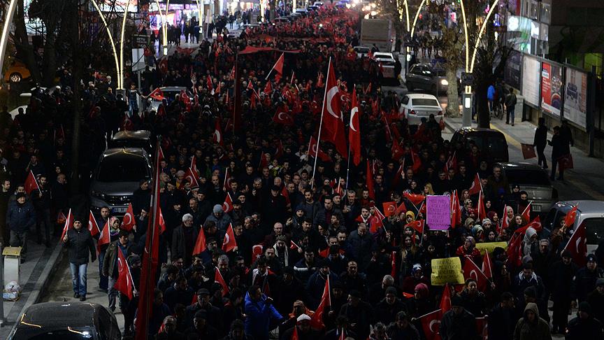 Türkiye teröre karşı tek yürek oldu