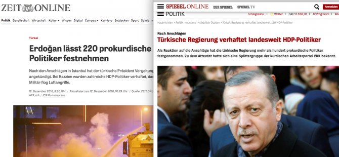 HDP’lilere yönelik operasyon Alman basınında