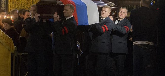 Rus Büyükelçi Karlov'un cenazesi defnedildi