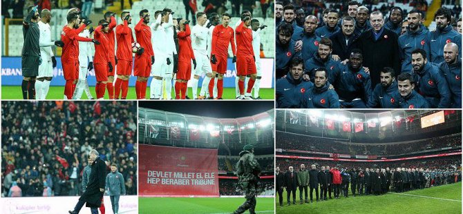 Futbolun yıldızları 'teröre karşı' tek yürek oldu