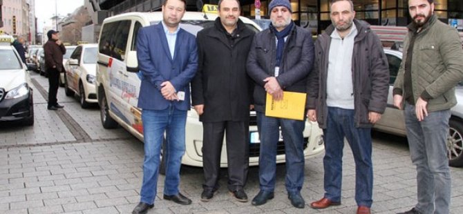 Almanya’daki taksicilerden 15 Temmuz şehit ailelerine yardım