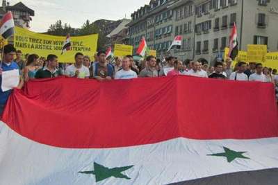 Bern’de protesto gösterisi