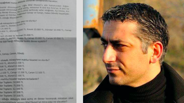 'Recep Eliuzun' sorusu hocayı işinden etti