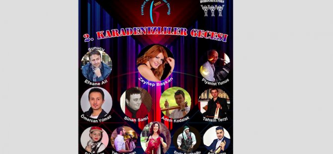 2. Karadenizliler Gecesi için geri sayım