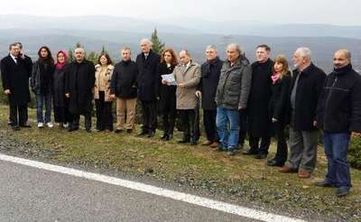 Dilovası'nda katı atık tesisine CHP'lilerden tepki