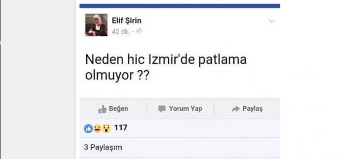 'Bu paylaşımla ilgili hangi işlem yapıldı?'