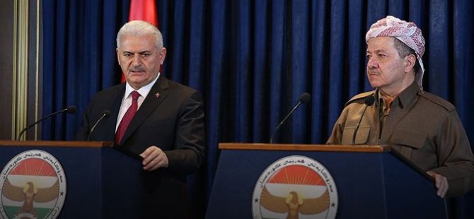 Yıldırım'dan Barzani'ye 'Kürtçe' teşekkür