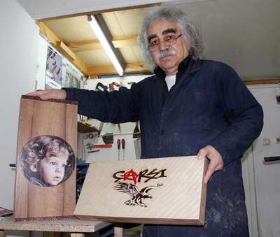 Tavlaları sanata dönüştürüyor