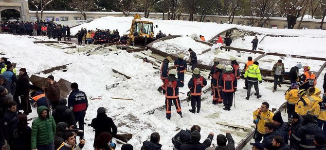 Cenaze namazında tente faciası: 2 ölü, 23 yaralı
