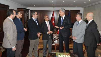 TFMD Heyeti'nden AB Bakanı Bozkır'a ziyaret