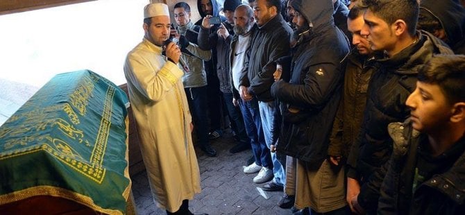 Almanya'da öldürülen Suriyeli son yolculuğuna uğurlandı