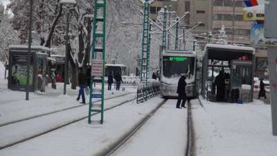 KONYA BEYAZA BÜRÜNDÜ