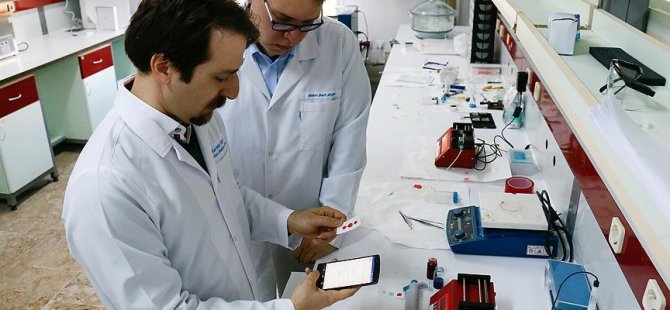 Cep telefonu ile kan tahlili
