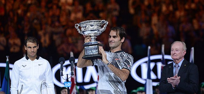 Avustralya Açık'ta şampiyon Federer