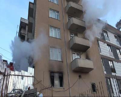 Kağıthane'de yangın paniği...