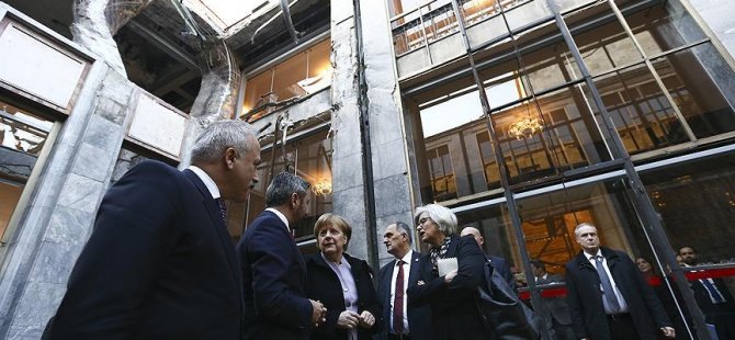 Merkel TBMM'yi ziyaret etti