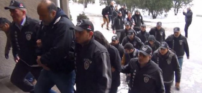 Eş zamanlı operasyon: 1.848  gözaltı