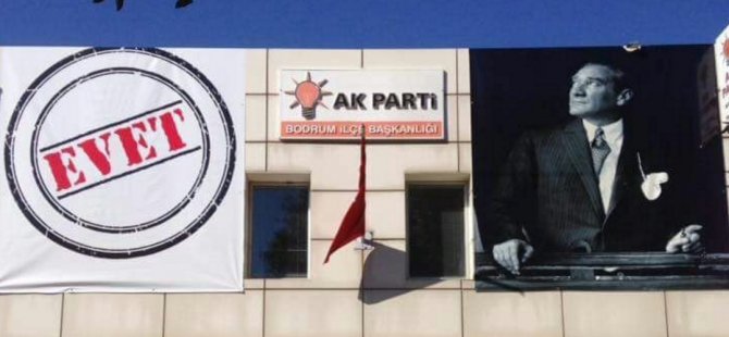 AK Parti'den Atatürklü 'Evet' kampanyası