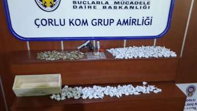 Rezervuardan uyuşturucu çıktı