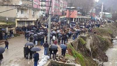 Uludere'de 57 katır için itlaf talebini katırlarla protosto ettiler