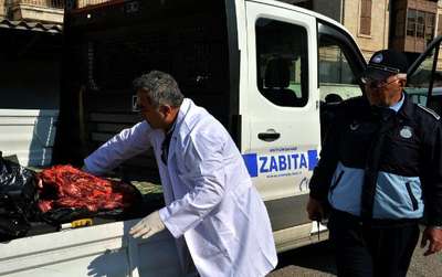 Mersin'de 200 kilo at eti ele geçirildi