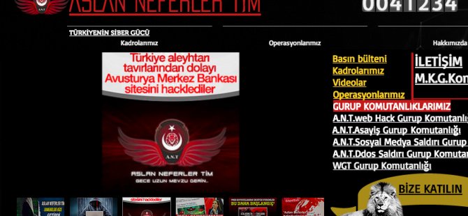 Türk hackerlar Avusturya meclisinin sitesini hackledi