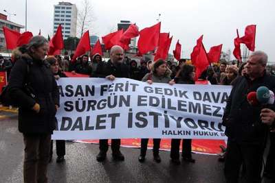 HASAN FERİT GEDİK'İN DURUŞMASINA TAHLİYE OLAN BABASI DA KATILDI