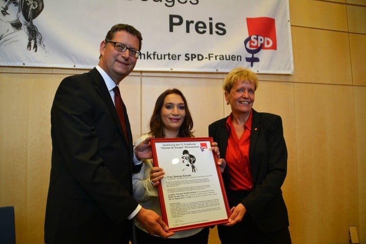 SPD'den Şimşek'e ödül