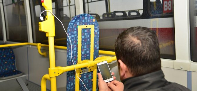 Belediye otobüslerinde ücretsiz internet
