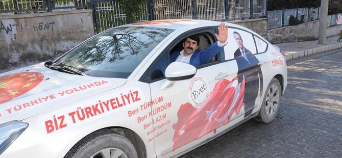 Erdoğan'a destek için yola çıktı