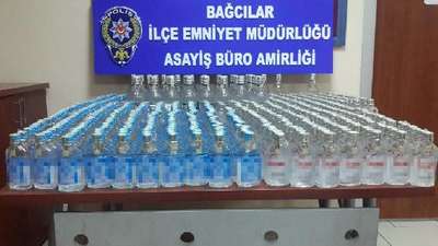 Bağcılar'da kaçak içki operasyonu