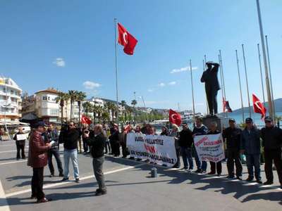 Emekli askerlerden 'Sessiz çığlık' eylemi