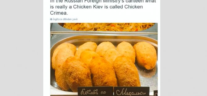 'Kiev köftesi', 'Kırım köftesi' oldu
