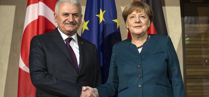 Merkel-Yıldırım görüşmesi başladı