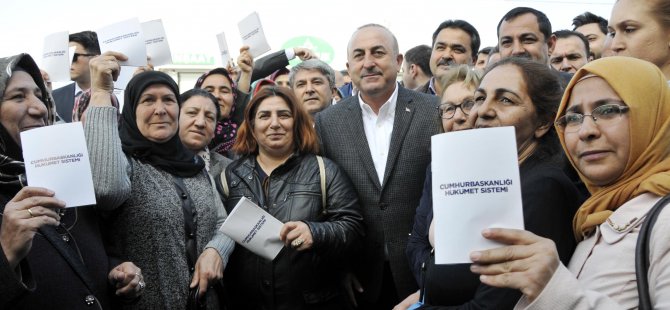 Bakan Çavuşoğlu'ndan 'hayır'a ambargo