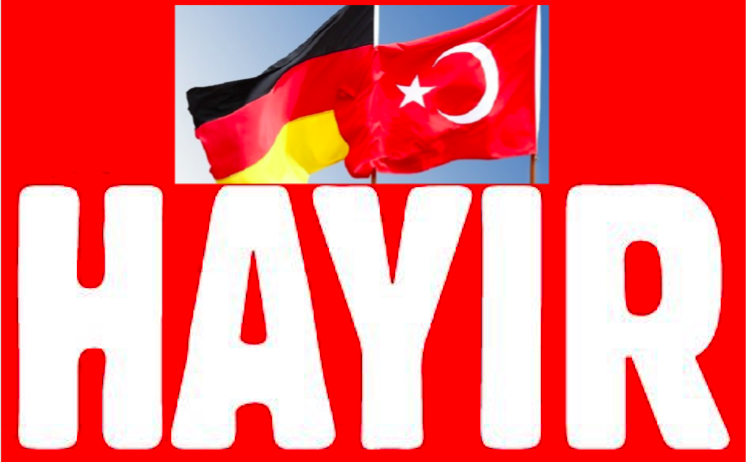 Almanya'daki Türk derneklerinden 'Hayır' kampanyası