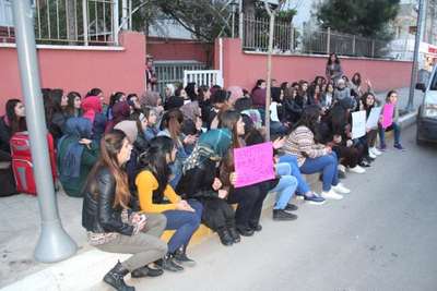 Şanlıurfa’da kız öğrencilerinden yurt protestosu