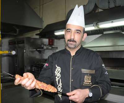 Gaziantep’te enginardan kebap yapıldı
