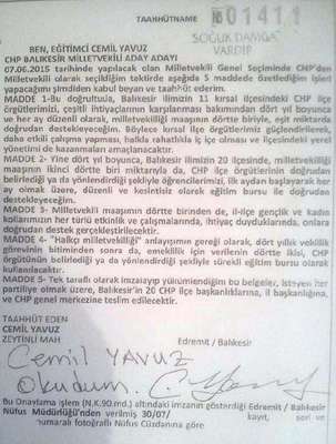 CHP'li aday adayı seçilirse maaşını parti örgütüyle paylaşacak