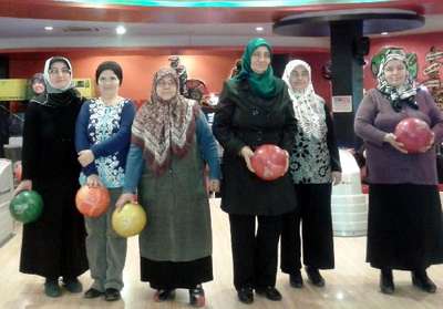 Hayatlarında ilk kez bowling oynadılar